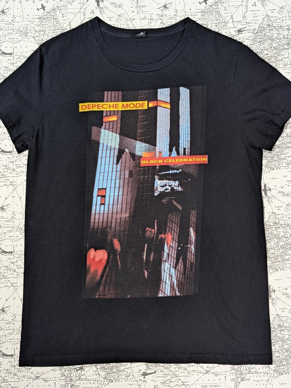 Depeche Mode Black Celebration Graphic Band Tee Shirt Black Size M